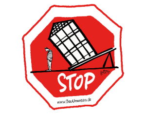 Sticker Stop Verteuerung - Günstiger Wohnen fördern 