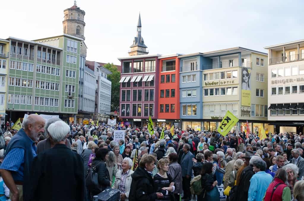 238_Montagsdemo-3 Stuttgart 21 Marktplatz