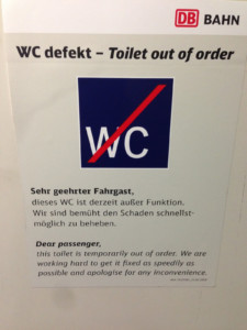 Alltagspech Bahnhöfe WC
